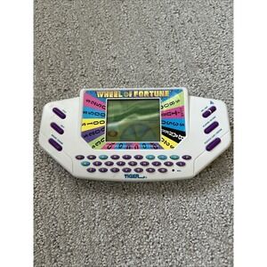 Wheel of Fortune Handheld Game 1995  Tiger Electronics, Cartridge, TESTED-WORKS